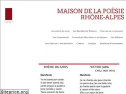 Sites similar to maisondelapoesierhonealpes.com
