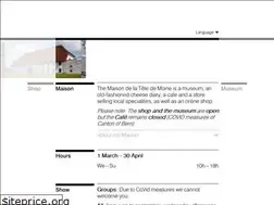 Sites similar to maisondelatetedemoine.ch