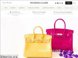 Sites similar to maisondeluxeonline.com