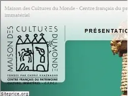 Sites similar to maisondesculturesdumonde.org