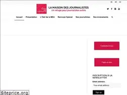 Sites similar to maisondesjournalistes.org