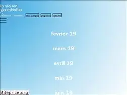 Sites similar to maisondesmetallos.paris