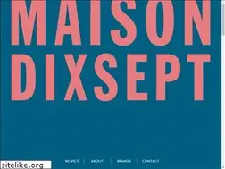 Sites similar to maisondixsept.com