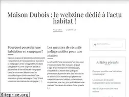 Sites similar to maisondubois.net