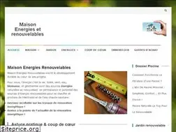 Sites similar to maisonenergiesrenouvelables.fr