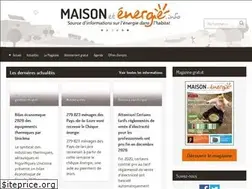 Sites similar to maisonetenergie.info