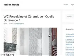 Sites similar to maisonfragile.com
