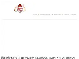 Sites similar to maisonindiancurry.ca