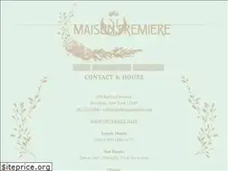 Sites similar to maisonpremiere.com