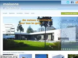 Sites similar to maisons-archis.com