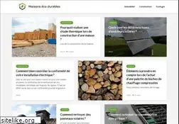 Sites similar to maisons-eco-durables.fr