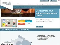 Sites similar to maisons-pour-la-science.org
