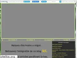 Sites similar to maisonsecrivains.canalblog.com