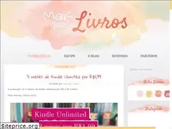 Sites similar to maisquelivros.com