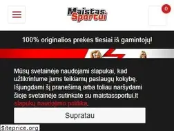 Sites similar to maistassportui.lt