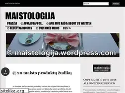 Sites similar to maistologija.wordpress.com