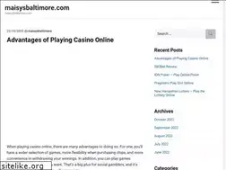Sites similar to maisysbaltimore.com