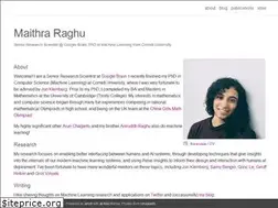 Sites similar to maithraraghu.com