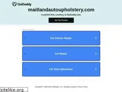 Sites similar to maitlandautoupholstery.com