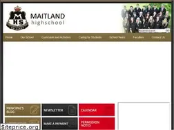 Sites similar to maitlandhigh.com.au