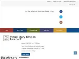 Sites similar to maitlandpubliclibrary.org