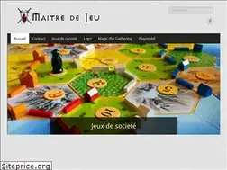 Sites similar to maitredejeu.com