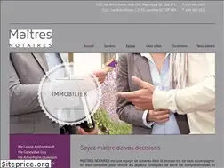 Sites similar to maitresnotaires.com