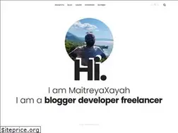 Sites similar to maitreyaxayah.com