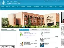 Sites similar to maitreyi.ac.in