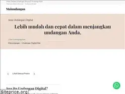 Sites similar to maiundangan.com