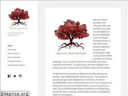 Sites similar to majesticoakvineyard.com