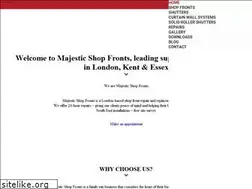 Sites similar to majesticshopfronts.co.uk
