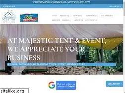 Sites similar to majestictentrentals.com