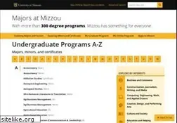 Sites similar to majors.missouri.edu
