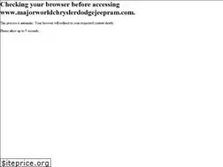 Sites similar to majorworldchryslerdodgejeepram.com