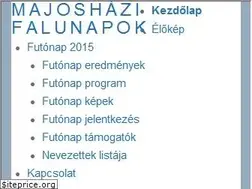 Sites similar to majoshazifalunapok.hu