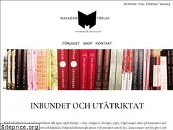 Sites similar to makadambok.se