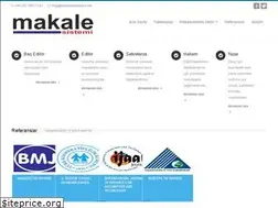 Sites similar to makalesistemi.com