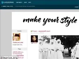 Sites similar to make-your-style.livejournal.com