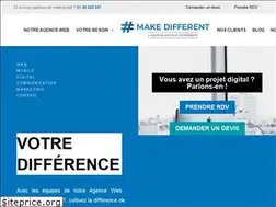 Sites similar to makedifferent.fr