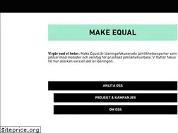 Sites similar to makeequal.se