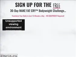 Sites similar to makefatcrychallenge.com