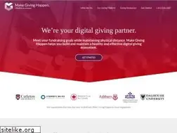 Sites similar to makegivinghappen.com