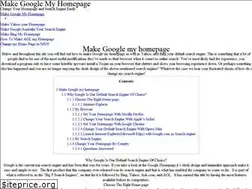 Sites similar to makegooglemyhomepage.org