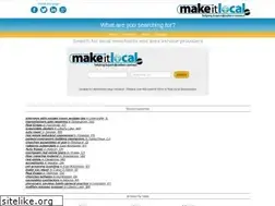 Sites similar to makeitlocal.com