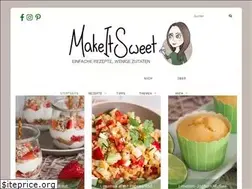 Sites similar to makeitsweet.de