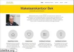 Sites similar to makelaarskantoorbek.nl