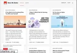Sites similar to makemebetter.net