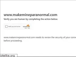 Sites similar to makemineparanormal.com