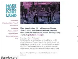 Sites similar to makemusicportland.org